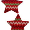 Red Zig Zag Star Nipple Pasties