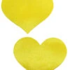 Yellow Mini Heart Nipple Pasties