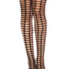 MUSIC LEGS Oval Net Spandex Thigh Highs
