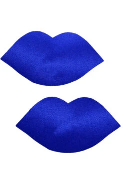 Blue Lips Nipple Pasties