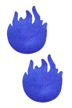Blue Flame Nipple Pasties