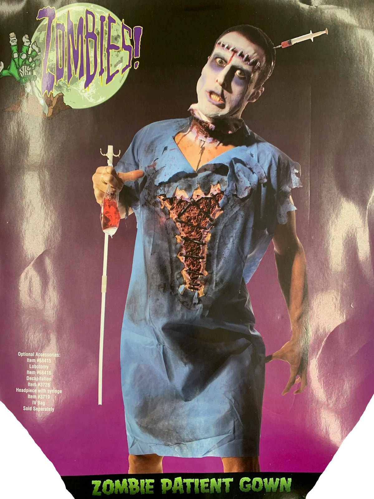 Zombie Patient Gown 1 Zombie Patient Gown