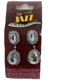 Glass Diamond Earrings