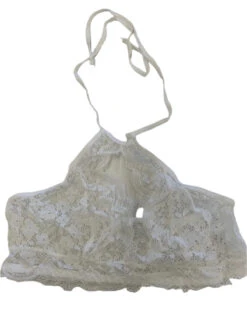 White Lace Bra And Thong