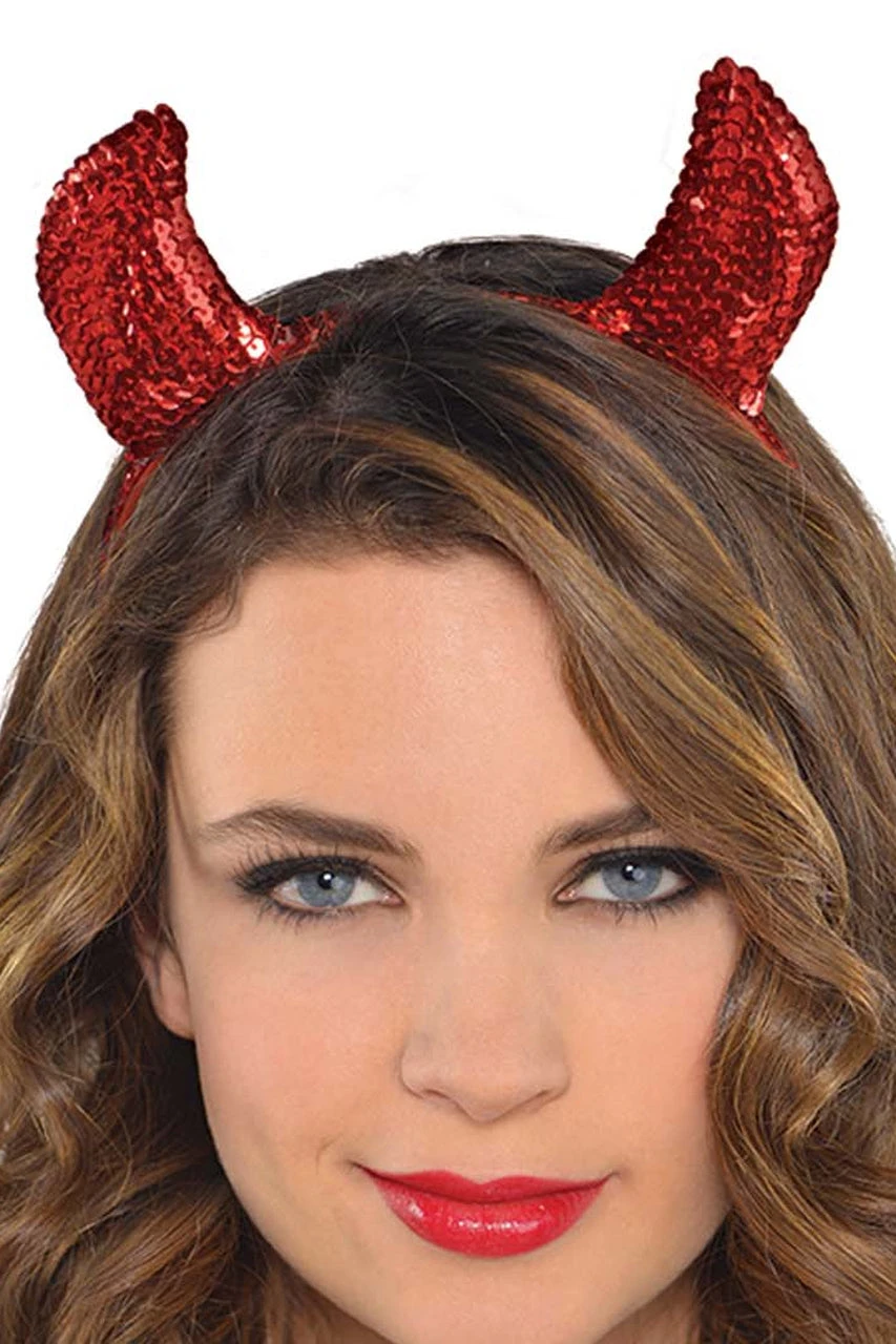 AMSCAN Sequin Devil Horns 2 AMSCAN Sequin Devil Horns - Image 2
