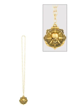 AMSCAN Pirate Medallion Necklace -3 Wish Sexy Shop 846351 SOLO 23265