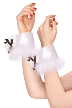 AMSCAN White Bunny Wrist Cuffs