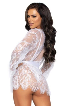 LEG AVENUE Lace Teddy And Robe Set 34 LEG AVENUE Lace Teddy And Robe Set -3 Wish Sexy Shop 86112 002 002 36202