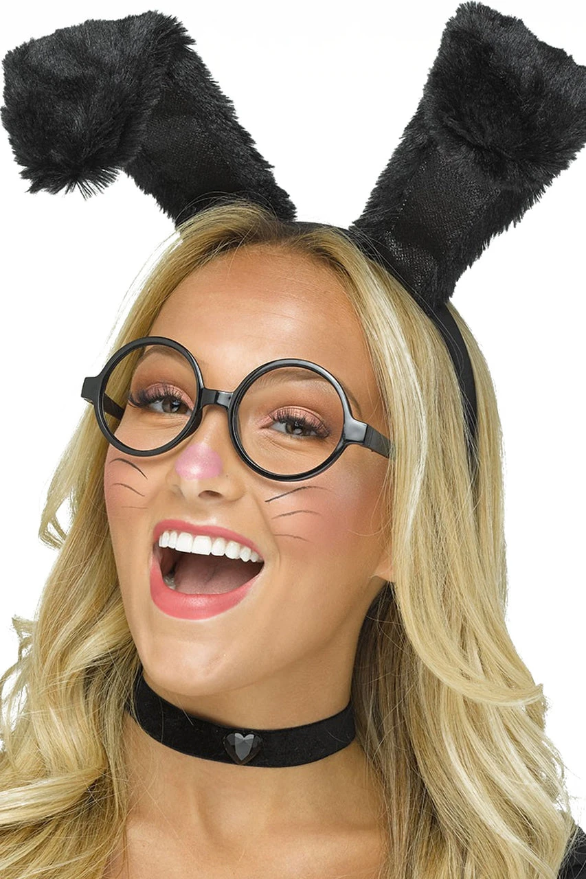 Fun World Black Bunny Selfie Filter Accessory 2 Fun World Black Bunny Selfie Filter Accessory - Image 2
