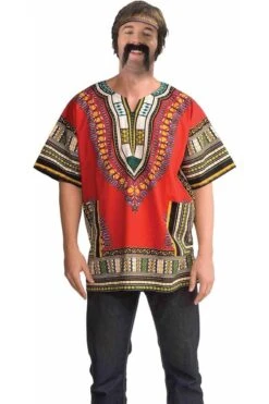 Forum Novelties Men's Dashiki Hippie Costume Shirt
