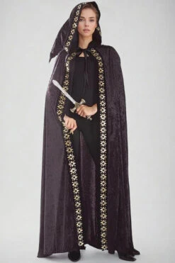 Black Velvet Cape