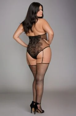 Dreamgirl Cupless Teddy Bodystocking -3 Wish Sexy Shop D0354X Black Back back 53300 5f904160 ace5 437b b5bd 8029448c7f8a