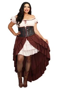 Dreamgirl Plus Size Saloon Gal Costume -3 Wish Sexy Shop D11134X Costume front 55145 9b8f0af4 0dc5 4aeb 9354 c362aa29d032