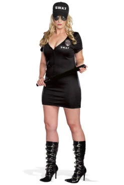 Dreamgirl Plus Size SWAT Police Costume