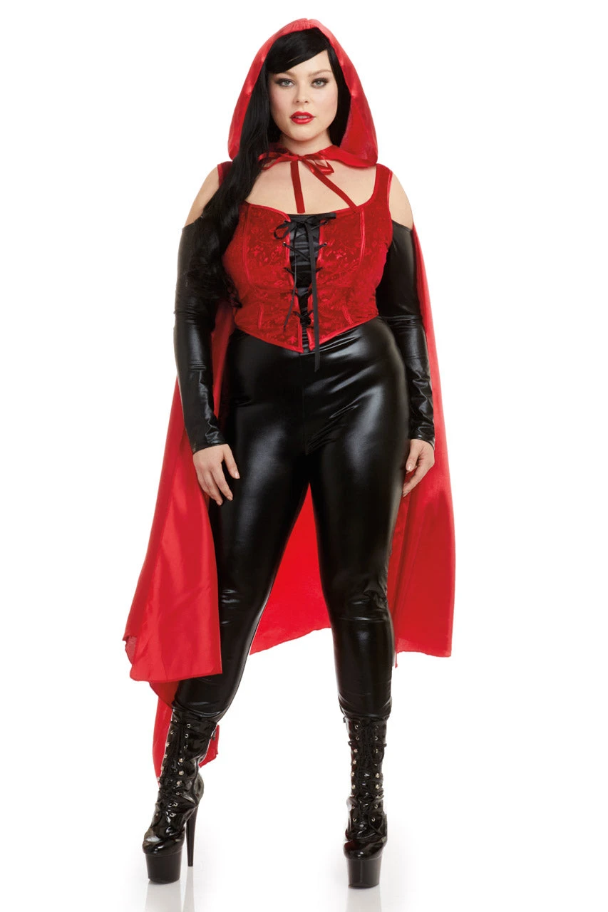 Dreamgirl Plus Size Seductive Red Costume 1 Dreamgirl Plus Size Seductive Red Costume
