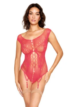 Dreamgirl Seamless Magenta Teddy -3 Wish Sexy Shop DG13413 Pink Front 1