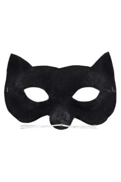 Black Velvet Cat Eye Mask