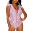 Lilac Lace Teddy