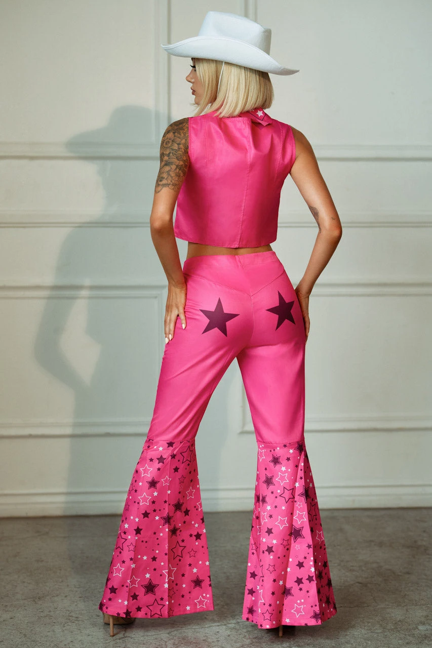 Plus Size Pink Cowgirl Doll Costume 5 Plus Size Pink Cowgirl Doll Costume - Image 5