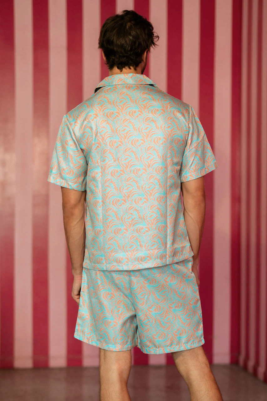 Men's Floral Beach Doll Costume 2 Men's Floral Beach Doll Costume - Image 2