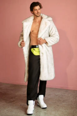 Men's Mojo Dojo Ken Fur Coat Costume -3 Wish Sexy Shop FC FF 6000 front 2