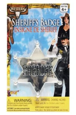 Forum Novelties Silver Sheriff's Badge Costume Accessory