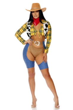 Forplay Playing Favorites Cowgirl Costume -3 Wish Sexy Shop FP552935 multicolor front 1