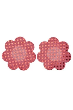 Red Sequins Petal Nipple Pasties