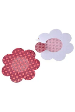 Red Sequins Petal Nipple Pasties -3 Wish Sexy Shop GE23 red front 2