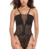 Geo Lace Lace-Up Teddy