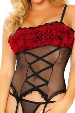 Dark Rose Bustier -3 Wish Sexy Shop JEL1047 c 54261