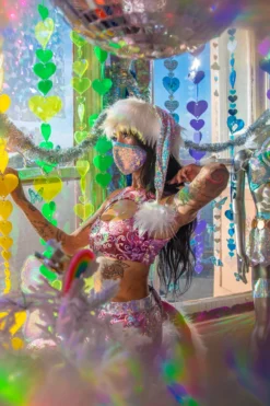 Sequin And Fur Santa Hat -3 Wish Sexy Shop JVCH333 COS FF556 COS 2 01689