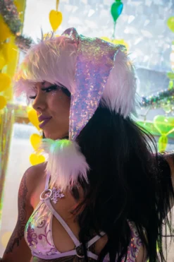 Sequin And Fur Santa Hat -3 Wish Sexy Shop JVCH333 PPK 1 51239