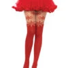 LEG AVENUE Red Snowflake Tights