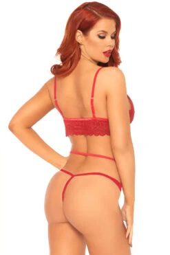 LEG AVENUE Hearts Bra And Panty Set -3 Wish Sexy Shop L81578 02 003 83674