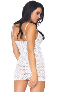 LEG AVENUE Lace Up Front Mini Dress Set -3 Wish Sexy Shop L831600222 ALT01 05966