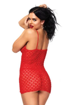 LEG AVENUE Lace Up Front Mini Dress Set -3 Wish Sexy Shop L831600322 ALT01 16025