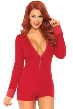 LEG AVENUE Long John Romper -3 Wish Sexy Shop L86649 01 003 64350