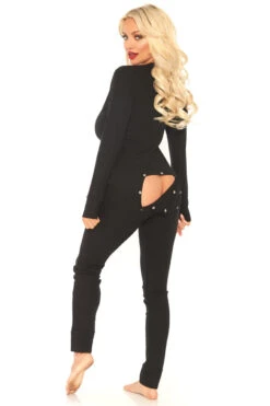 LEG AVENUE Women's Open Back Long Johns 8 LEG AVENUE Women's Open Back Long Johns -3 Wish Sexy Shop L86650 02 001 00471