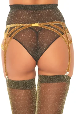 LEG AVENUE Lurex Garter Belt 7 LEG AVENUE Lurex Garter Belt -3 Wish Sexy Shop L8887 02 026 64258