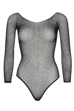 LEG AVENUE Rhinestone Fishnet Bodysuit -3 Wish Sexy Shop L89231 Fishnet Sparkle Bodysuit f 98460
