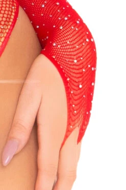 LEG AVENUE Rhinestone Fishnet Bodysuit -3 Wish Sexy Shop L89231 0001 003 46282