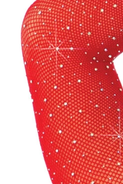 LEG AVENUE Rhinestone Fishnet Bodysuit -3 Wish Sexy Shop L89231 002 003 05638
