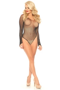 LEG AVENUE Rhinestone Fishnet Bodysuit -3 Wish Sexy Shop L89231 05 001 54973