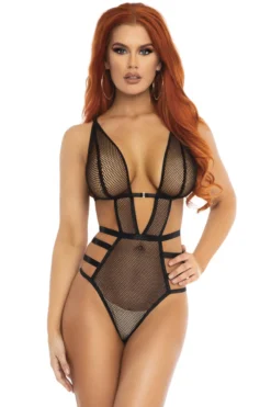 LEG AVENUE Strappy Net Teddy -3 Wish Sexy Shop L89258 01 001 46370 7c336d67 5c4a 46e9 94c5 f4845b5eba8b