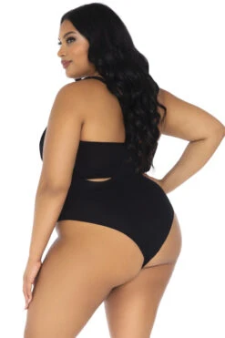 LEG AVENUE Plus Size Bandeau Top And Bodysuit Set -3 Wish Sexy Shop L89261X 02 001 74875
