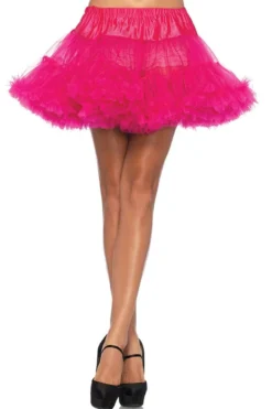 LEG AVENUE Layered Petticoat -3 Wish Sexy Shop L8990 Fuchsia 39299