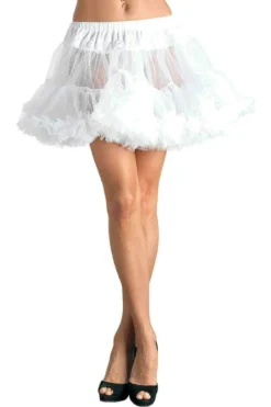 LEG AVENUE Layered Petticoat -3 Wish Sexy Shop L8990 White 03796