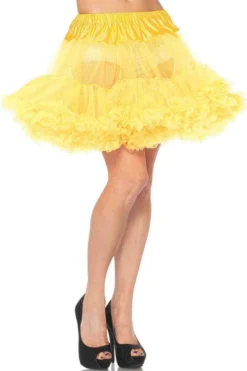 LEG AVENUE Layered Petticoat -3 Wish Sexy Shop L8990 Yellow 06770