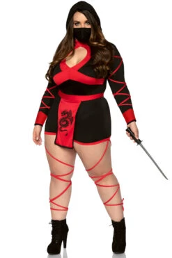 LEG AVENUE Plus Size Dragon Ninja Costume -3 Wish Sexy Shop LA85401X 01 011 05361 58e09191 d617 45e0 b5e9 a546150c2b22